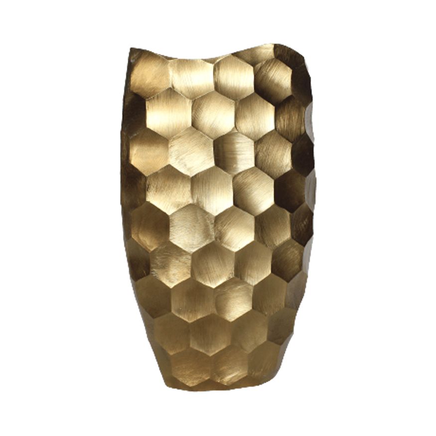 Sagebrook 20" Metal Honeycomb Vase