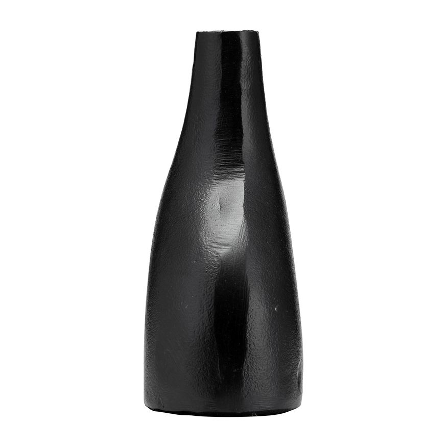 Sagebrook 8" Metal Abstract Vase - Black