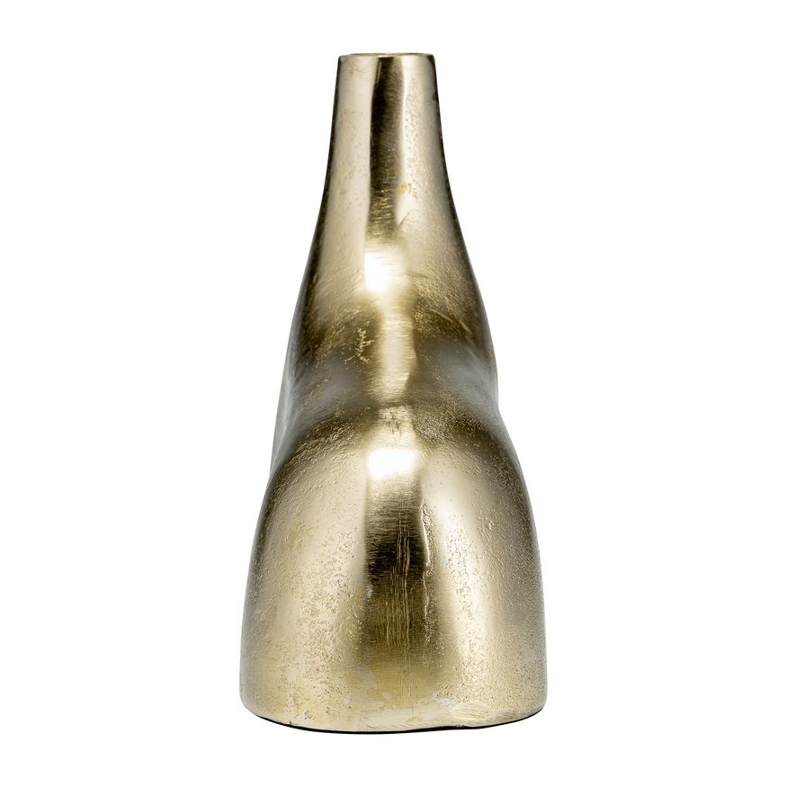 Sagebrook 8" Metal Abstract Vase - Gold