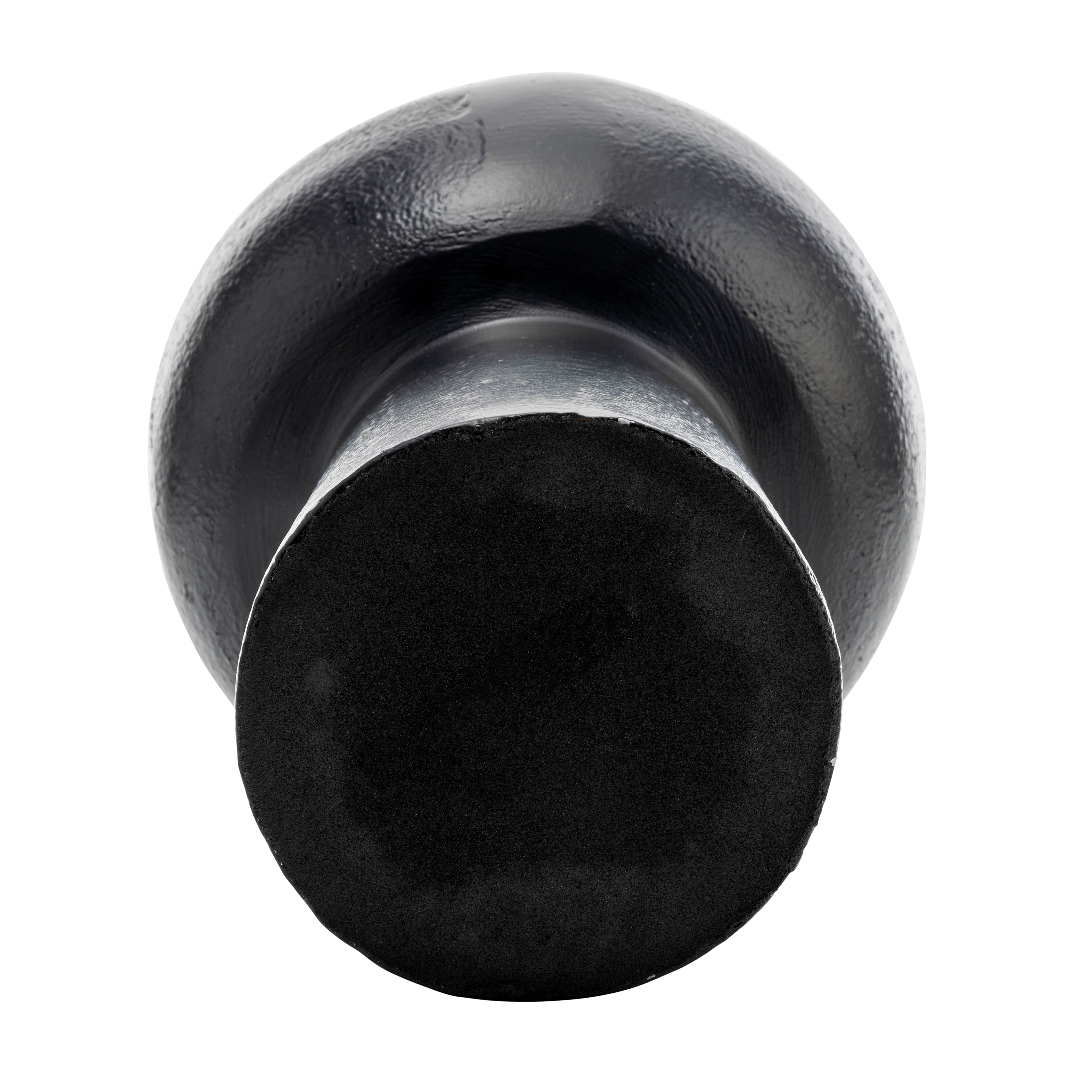 Sagebrook 15" Metal Mid Ellipsoid Vase - Black