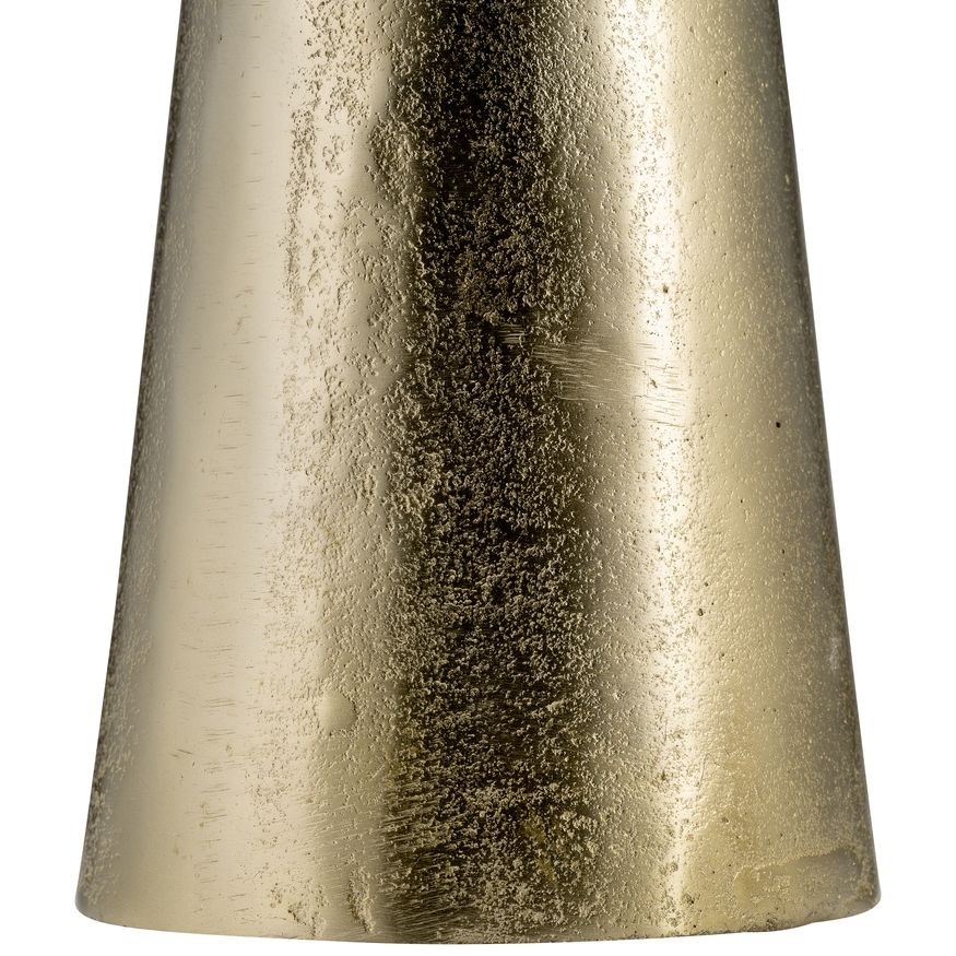 Sagebrook - 21" Metal Abstract Pillar Vase in Gold