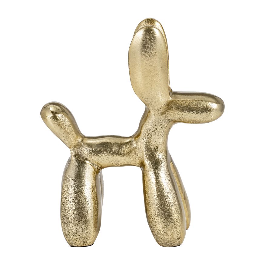 Sagebrook - 8" Metal Ballon Dog Decor in Gold