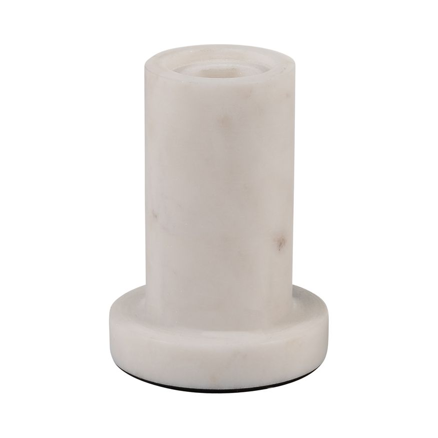 Sagebrook 5" Marble Taper Candle Holder With Flat Base