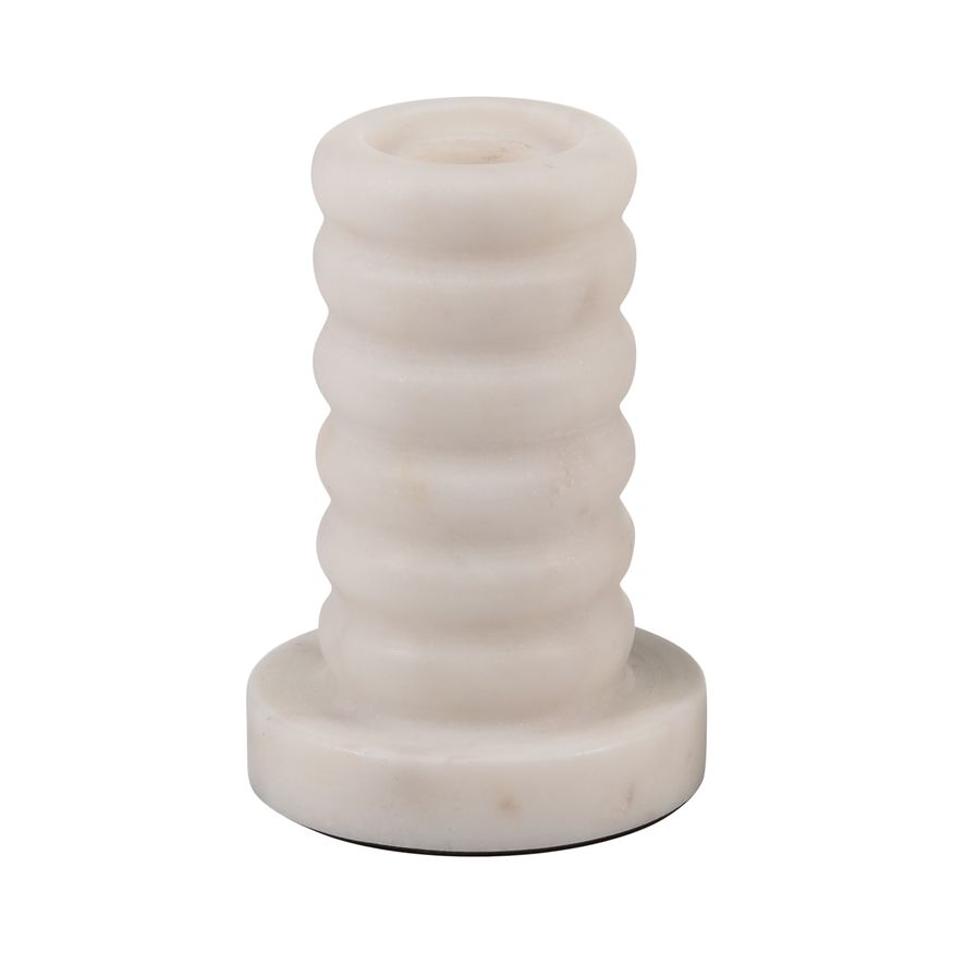 Sagebrook - 5" Marble Taper Candle Holder With Flat Base