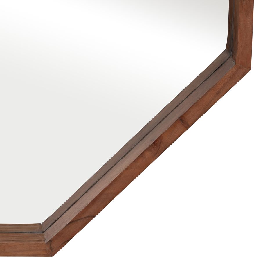 Sagebrook™ Wood Octagon Shaped Mirror - Cherry