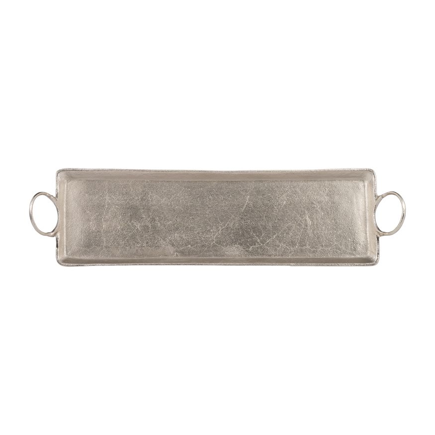 Sagebrook - Metal Casted Trays (Set Of 3) in Metallic