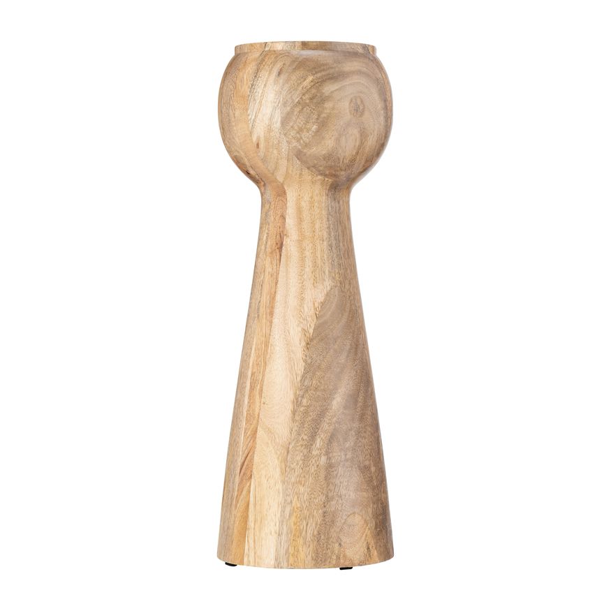 Sagebrook 18" Wood Candle Holder