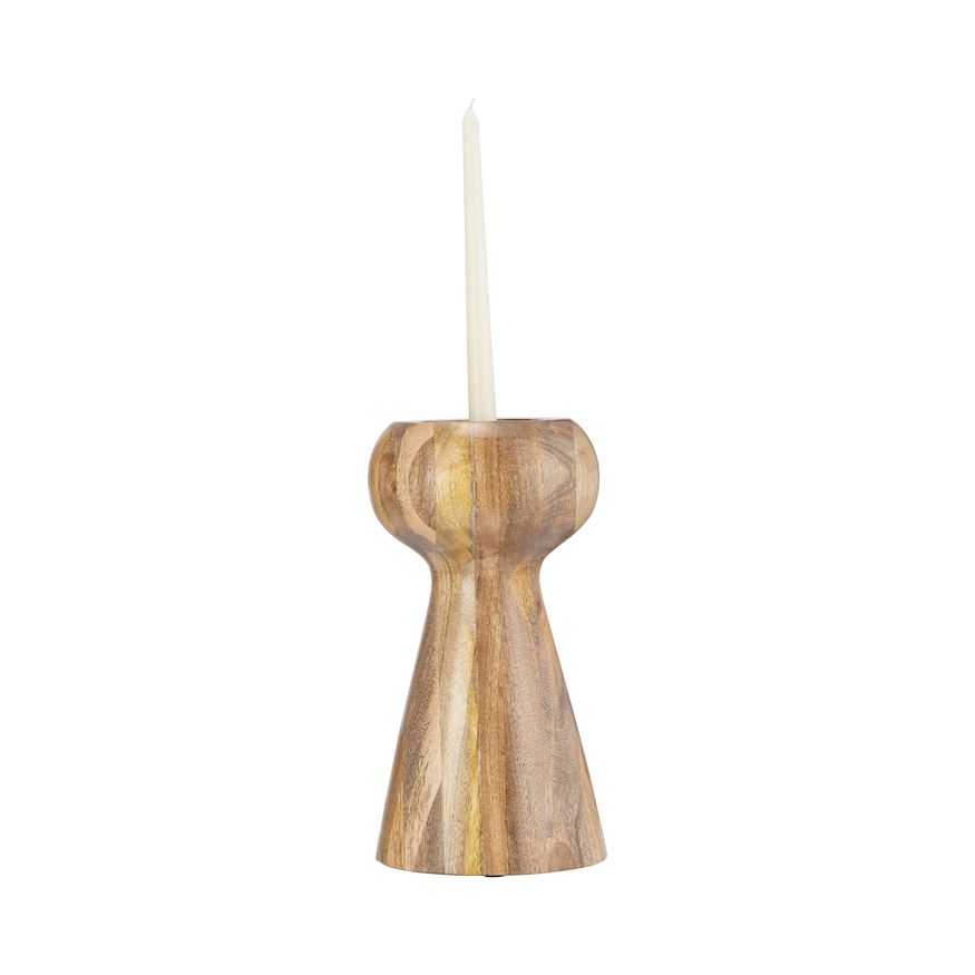 Sagebrook 18" Wood Candle Holder