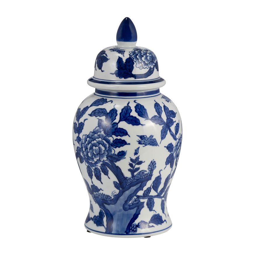 Sagebrook 14" Ceramic Temple Jar