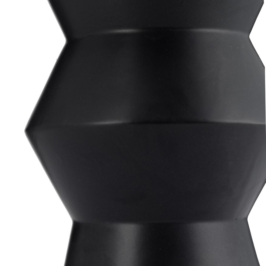 Sagebrook 17" Ceramic Totem Vase - Black