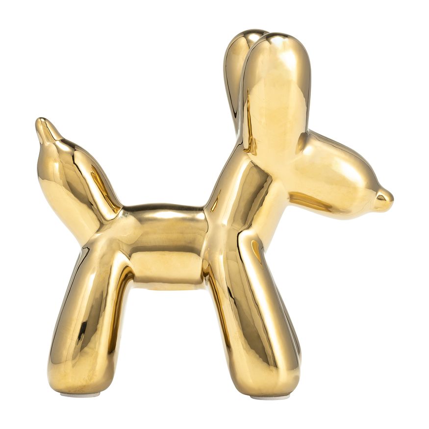 Sagebrook™ 7" Balloon Dog Animal - Gold