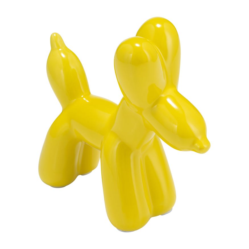 Sagebrook 7" Balloon Dog Animal - Yellow