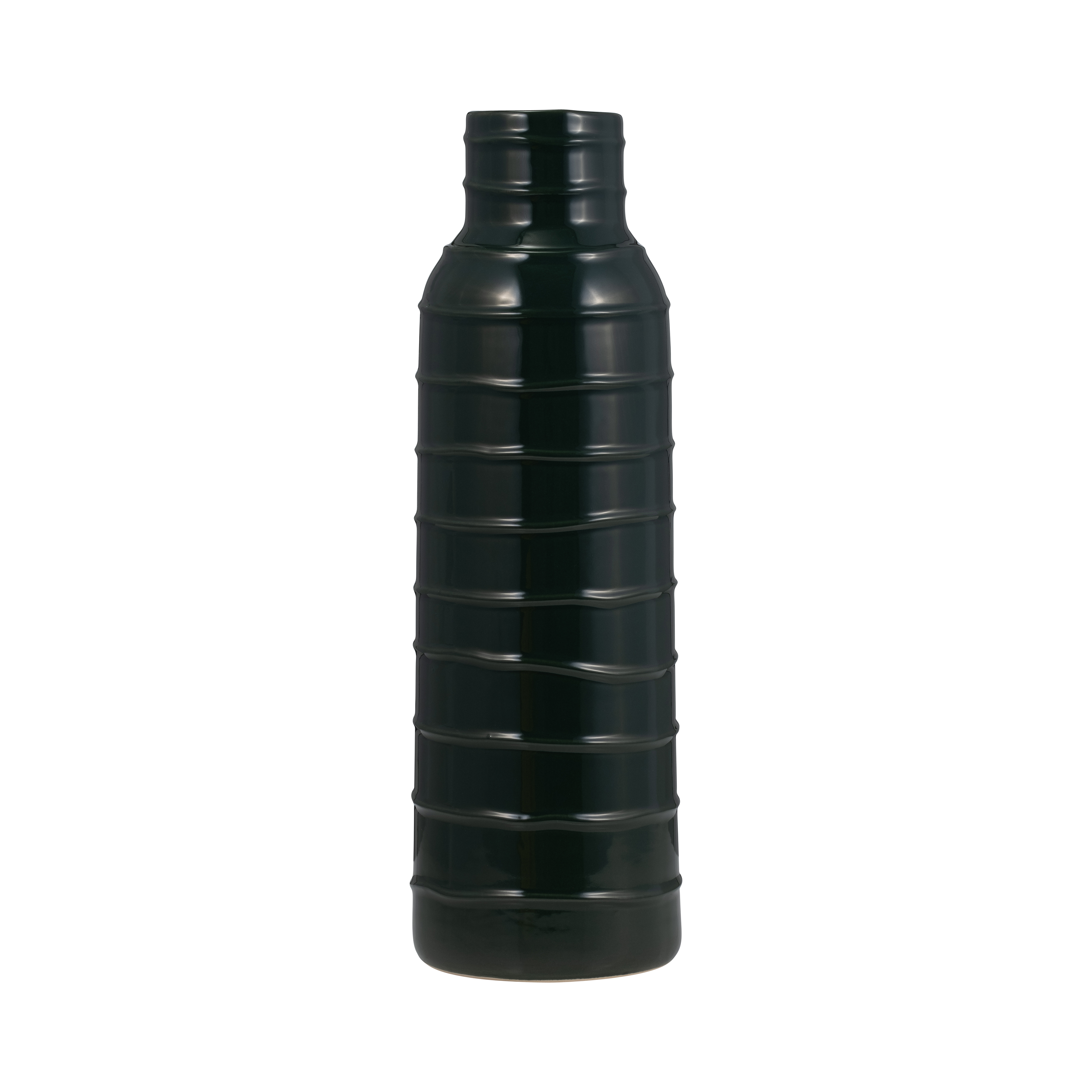 Sagebrook™ 17" Ceramic Tribal Vase - Forest Green