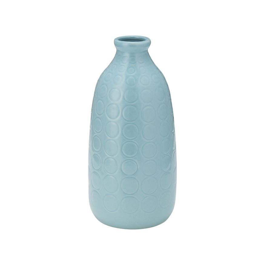 Sagebrook 9" Ceramic Circles Vase