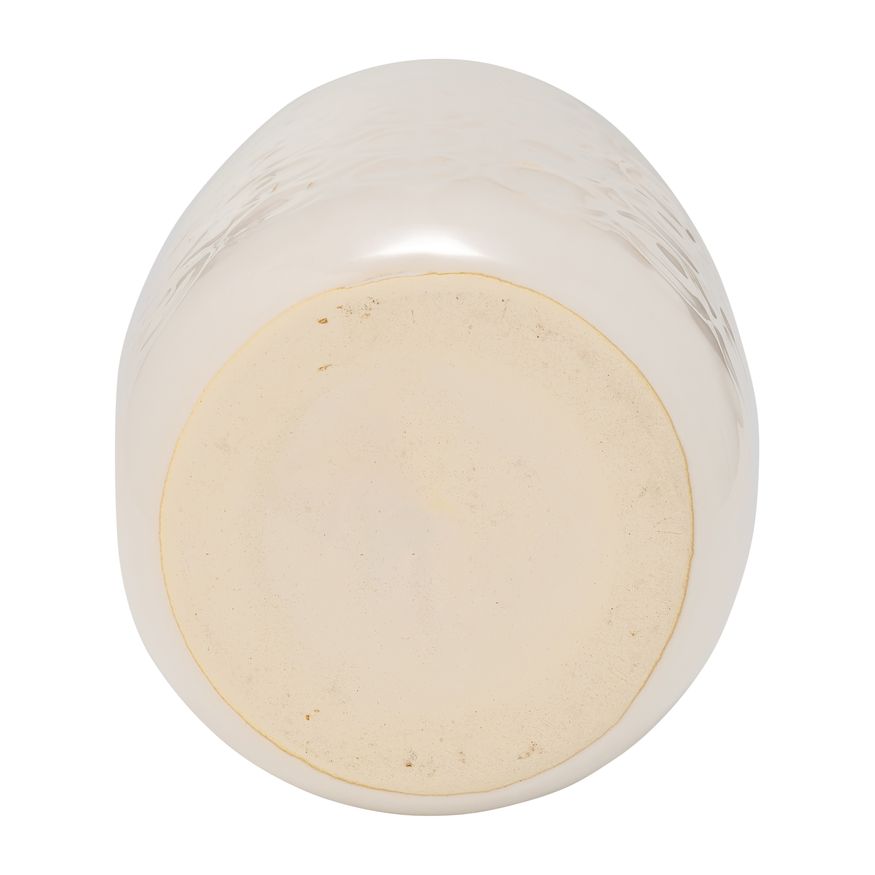 Sagebrook 9" Ceramic Circles Vase - Beige