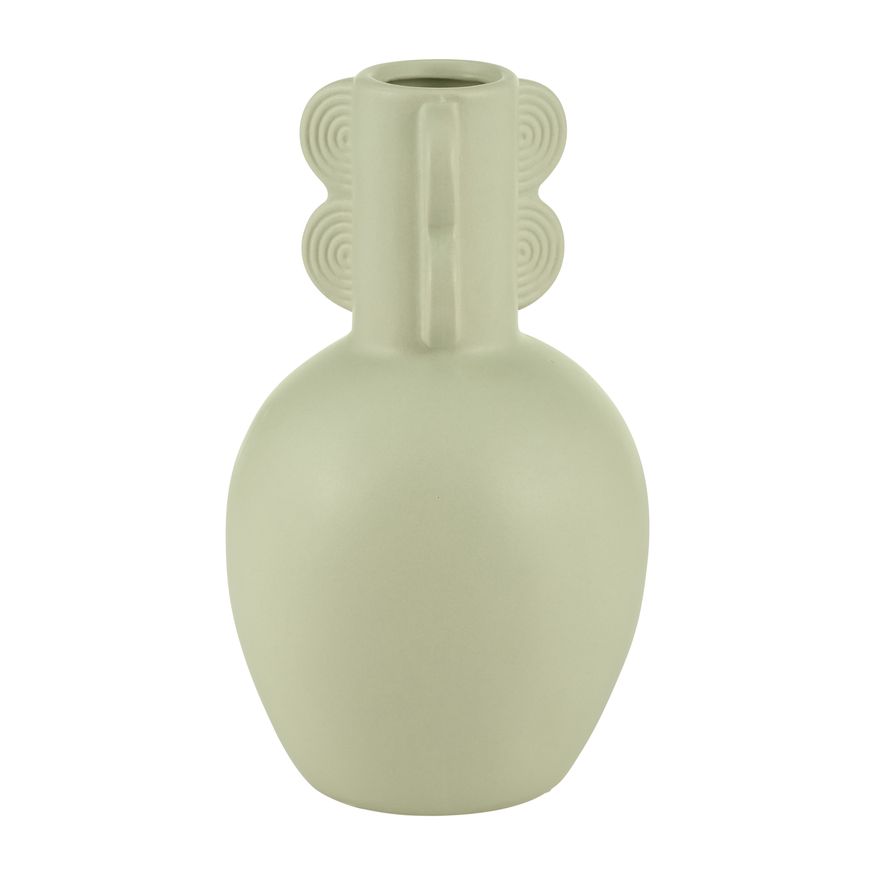 Sagebrook 17960 9" Ceramic Eared Vase