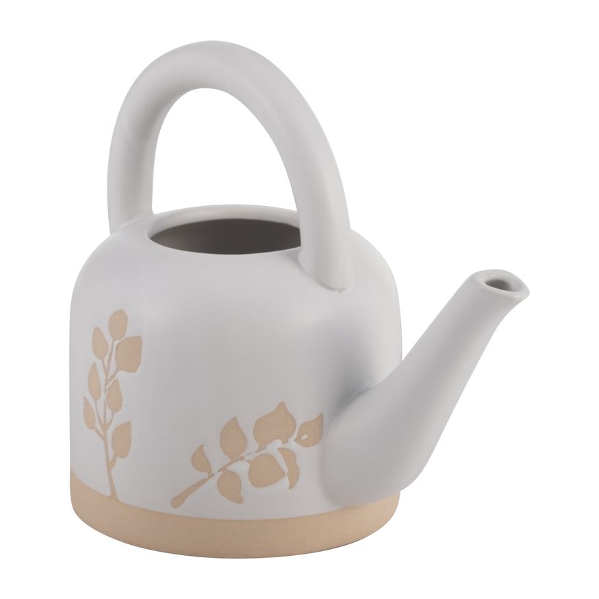 Sagebrook 7" Ceramic Watering Can - Ivory