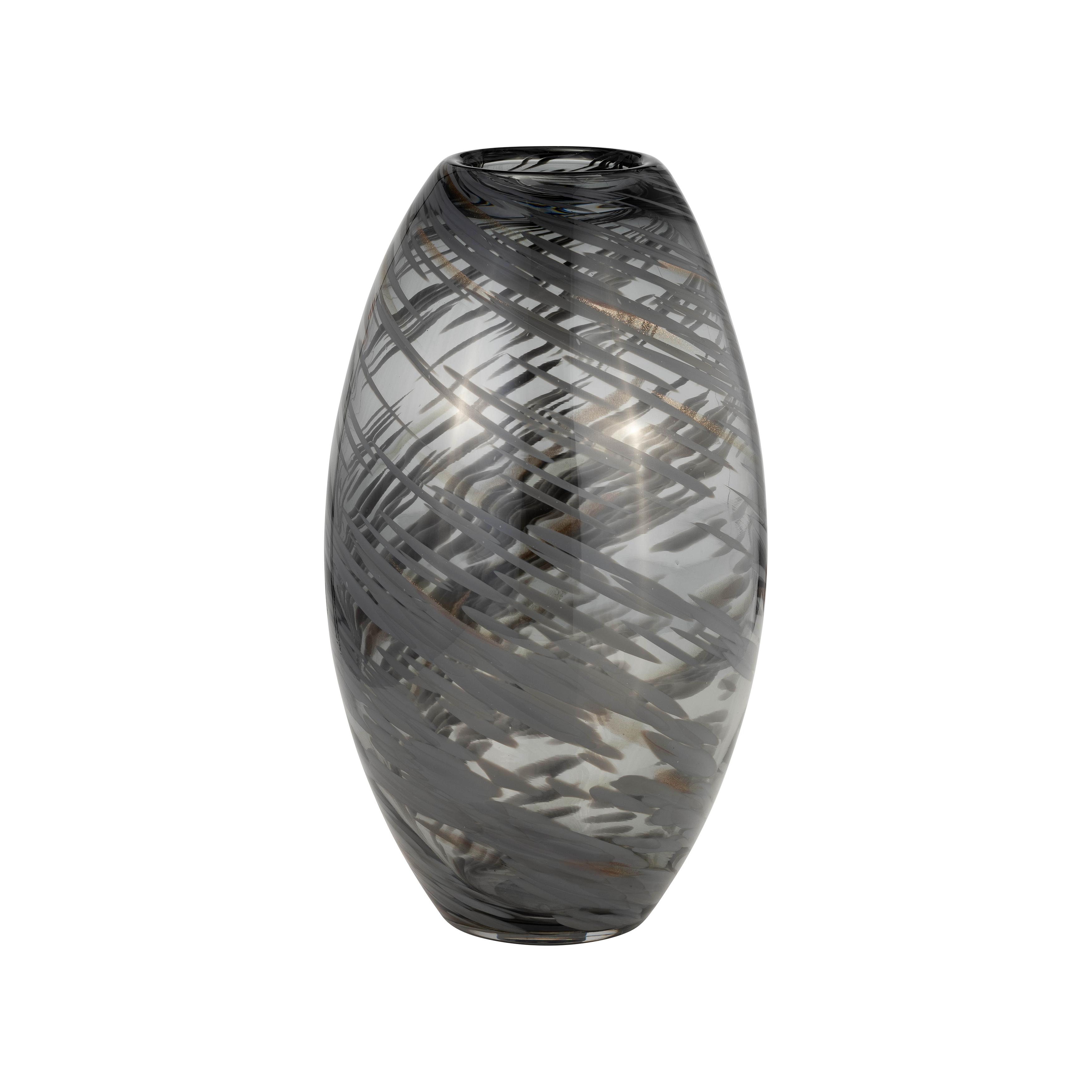 Sagebrook 9" Glass Swirl Vase