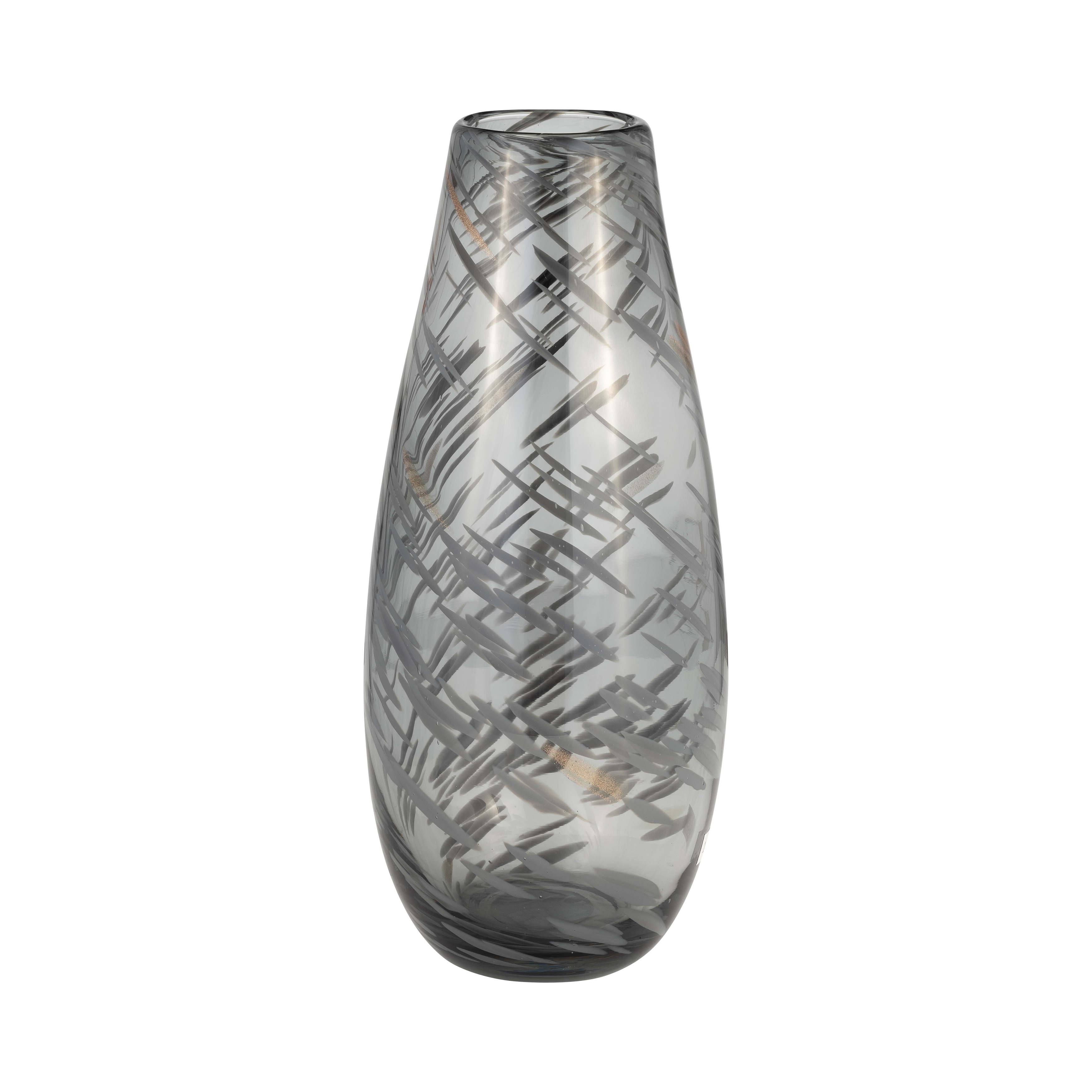 Sagebrook 9" Glass Swirl Vase