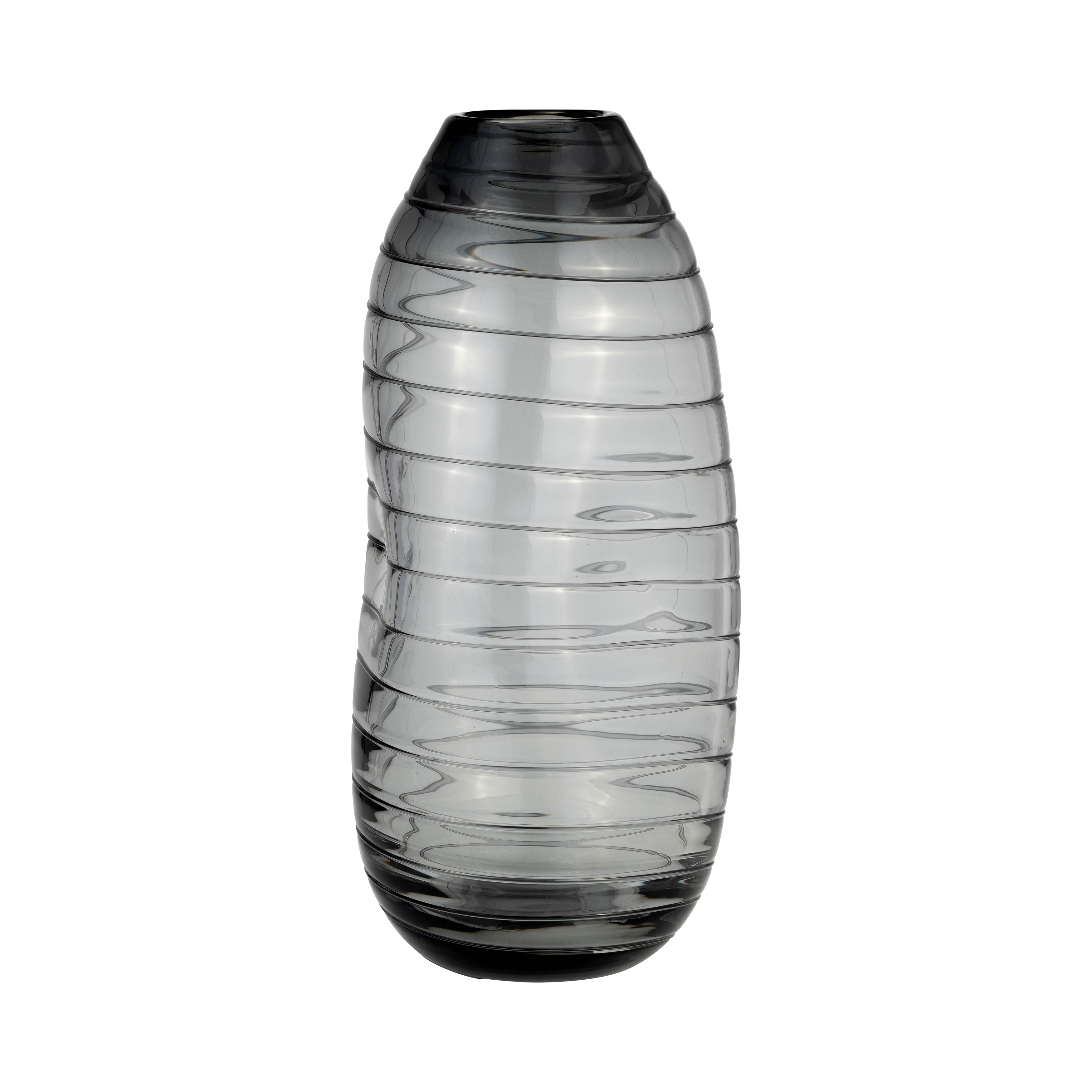 Sagebrook 8" Glass Pinched Vase