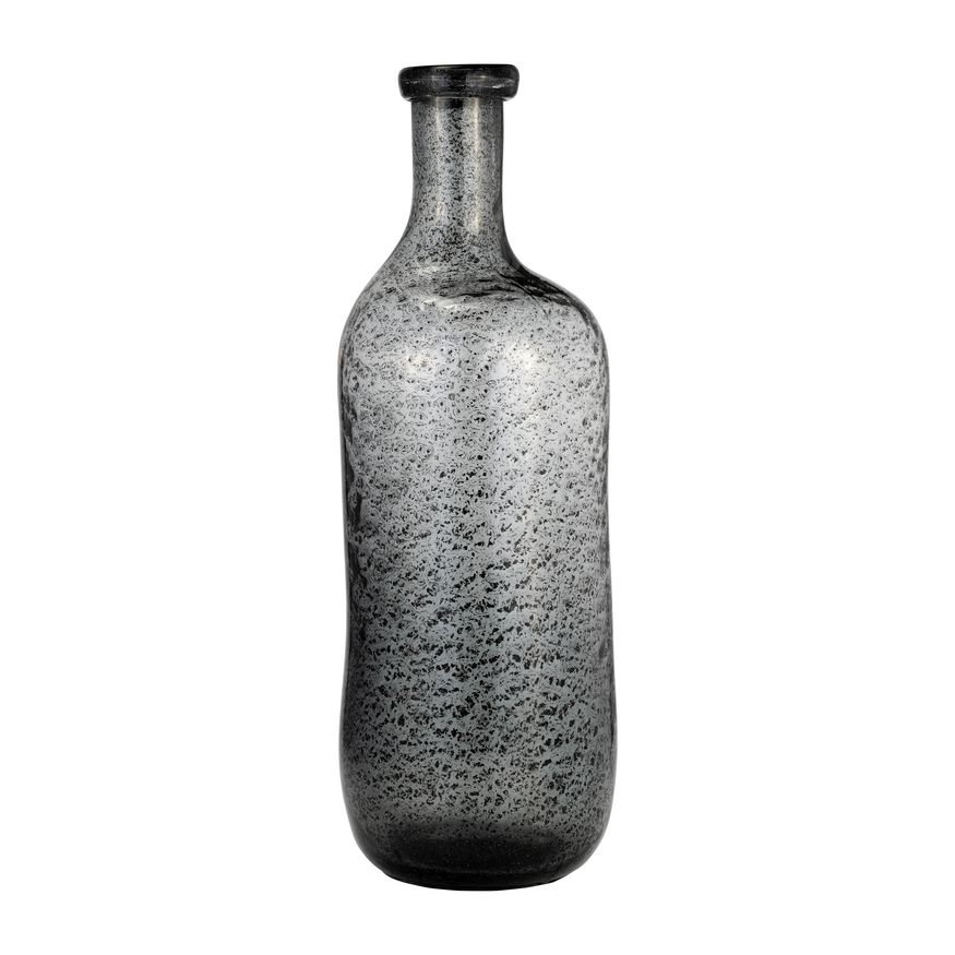 Sagebrook 17" Glass Irregular Shape Vase - Smoke