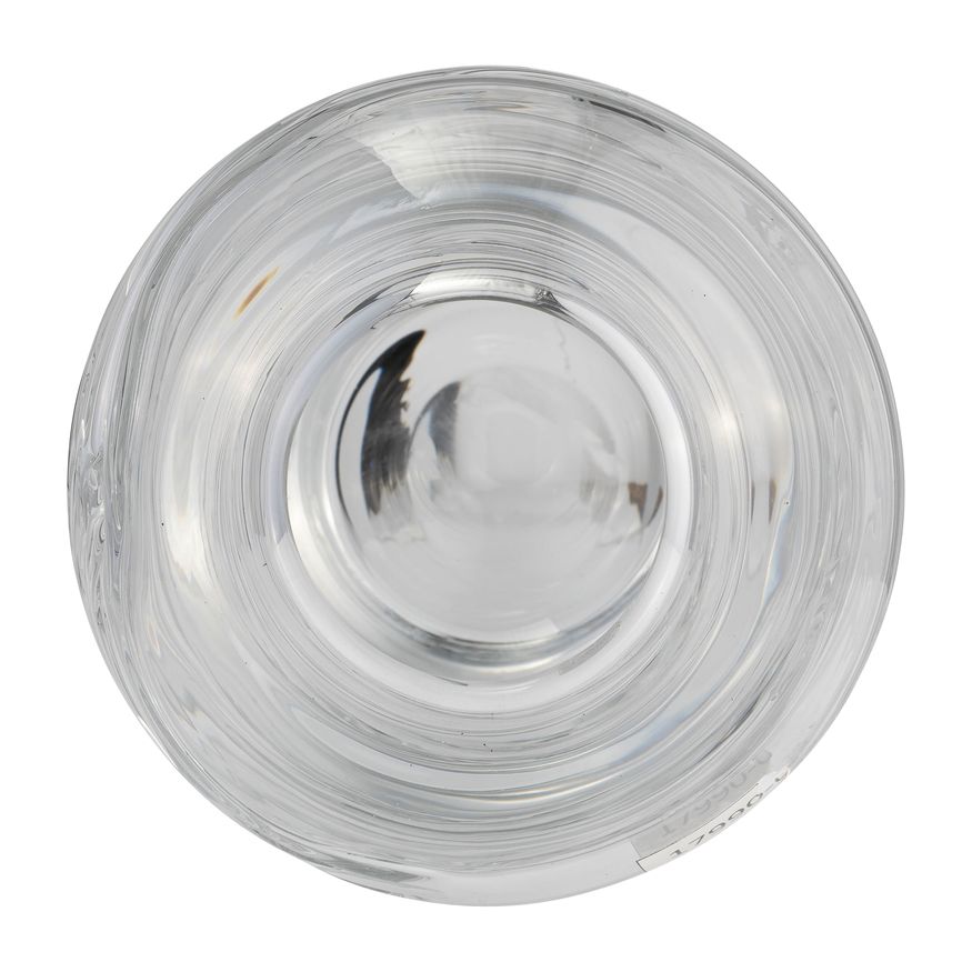 Sagebrook - 9" Glass Veined Vase in Clear