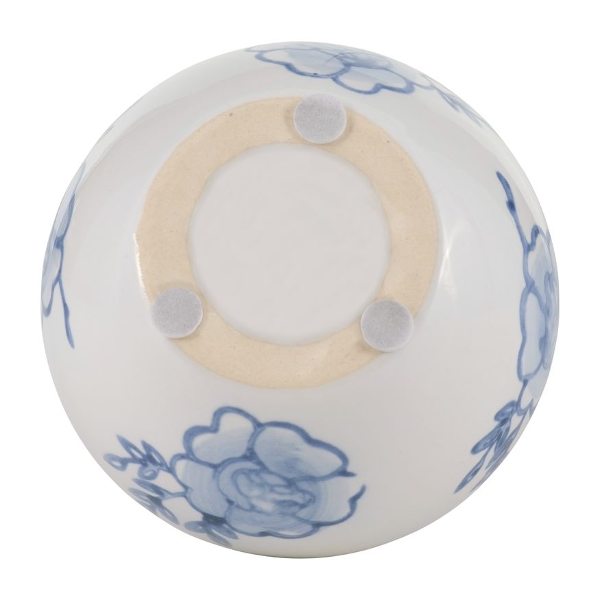 Sagebrook - 5" Ceramic Chinoiserie Bud Vase in Blue/White