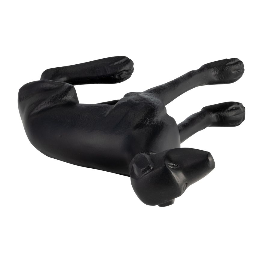 Sagebrook 8" Metal Dog Sitting - Black