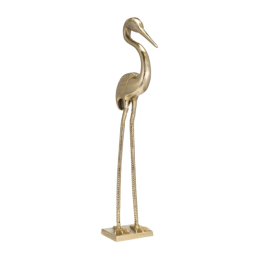 Sagebrook - 32" Metal Casted Heron in Gold