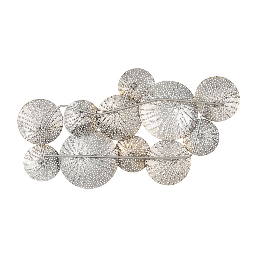 Sagebrook - Metal Pierced Disc Wall Decor in Multi