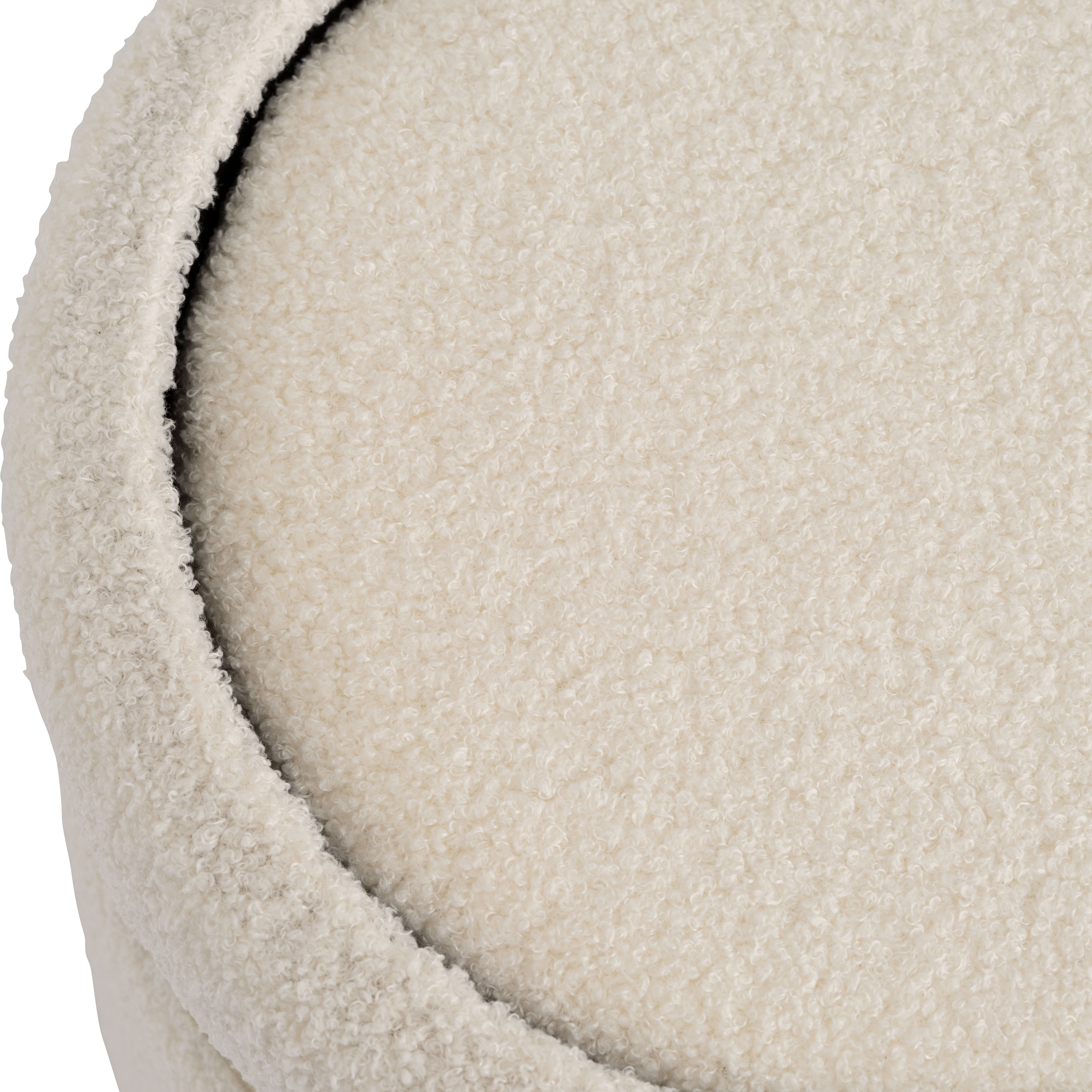 Sagebrook Belted Boucle Storage Ottomans (Set Of 2) - Ivory