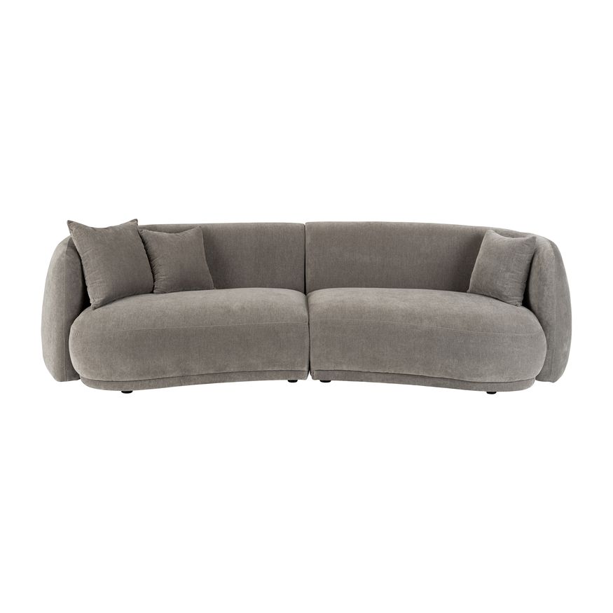 Sagebrook 4-Seater Curved Sofa