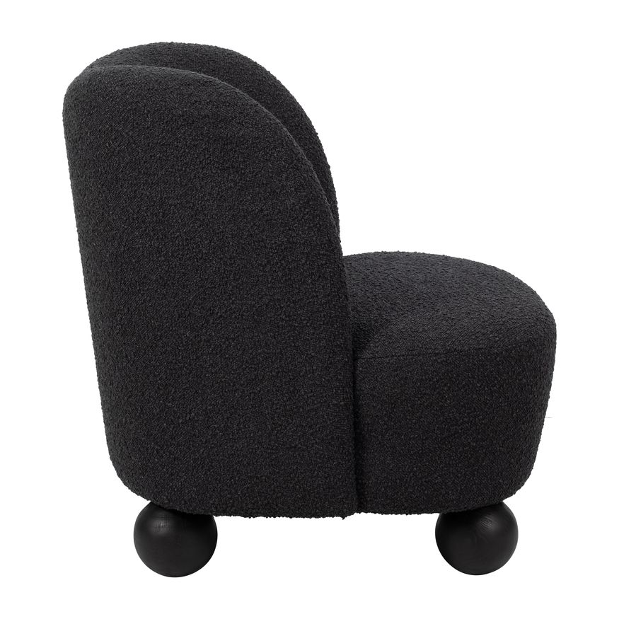 Sagebrook™ Ball-foot Accent Chair - Black