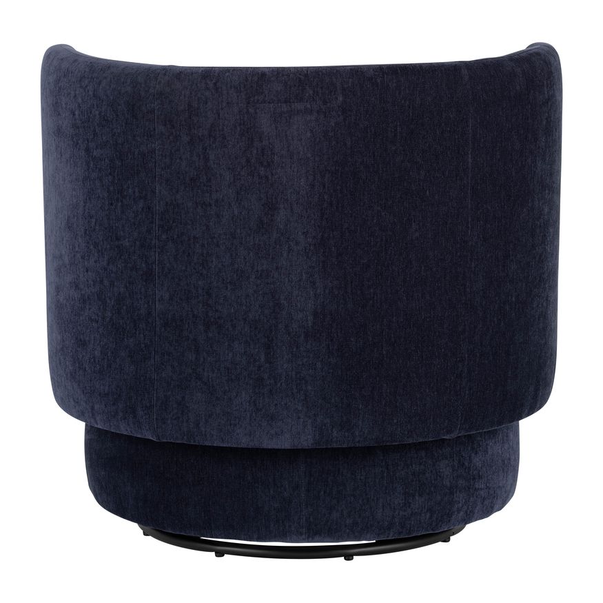 Sagebrook™ Round-Back Swivel Chair - Blue