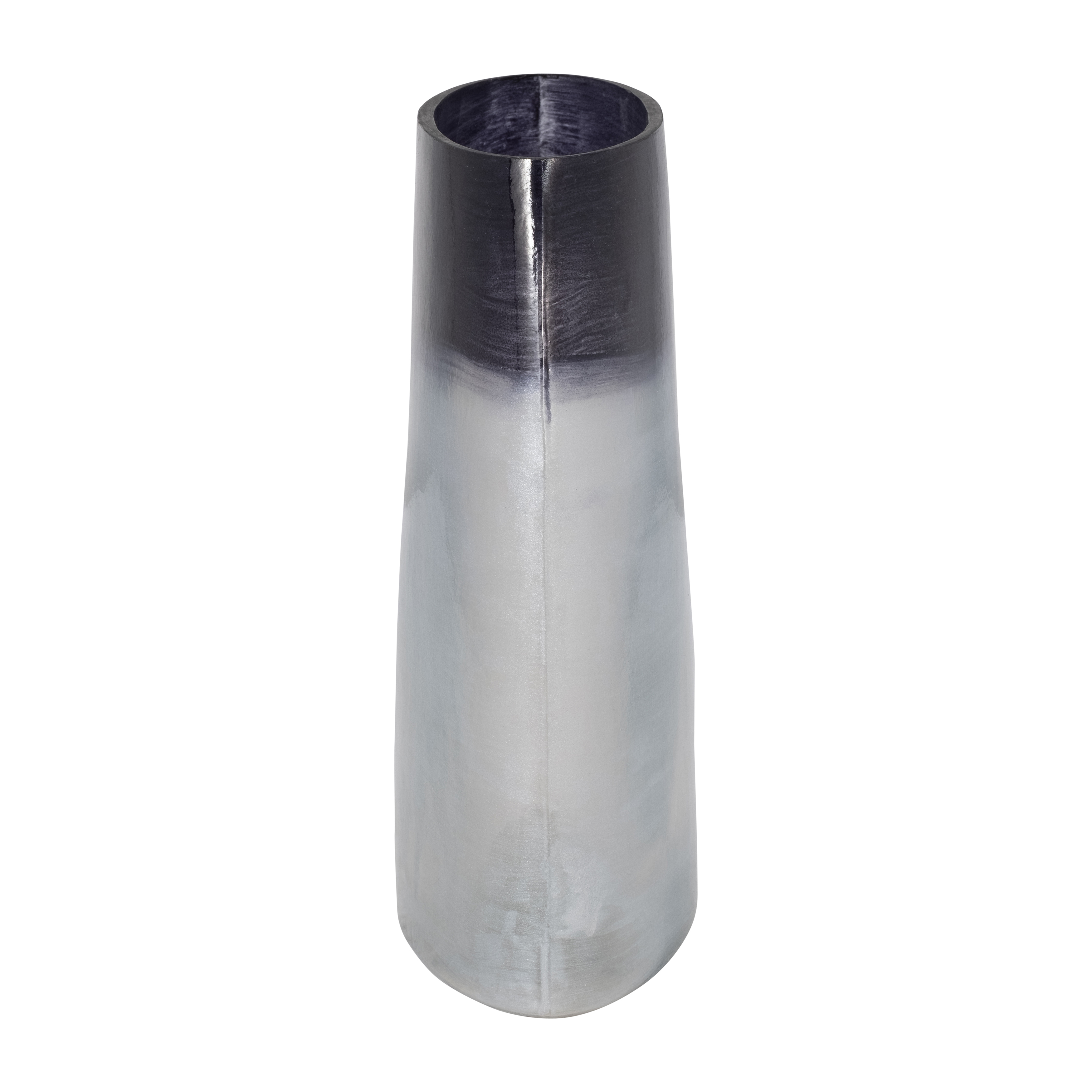 Sagebrook 11" Glass Ombre Vase - Blue/White