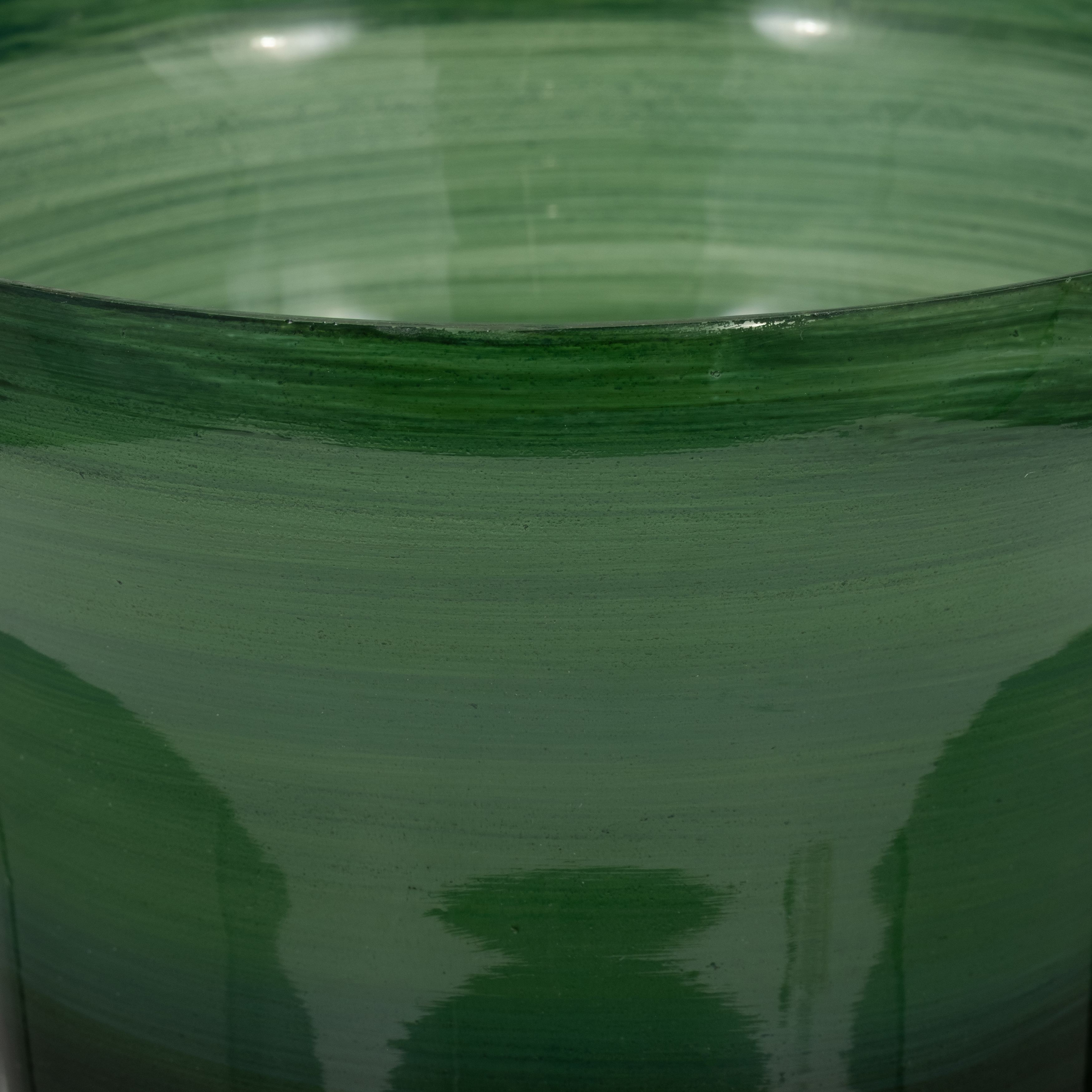 Sagebrook 19" Glass 5th Ave Vase On Stand - Green/Gold