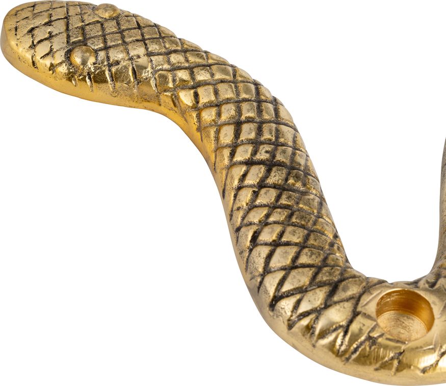 Sagebrook - 22" Metal Snake 4-Taper Candle Holder in Gold