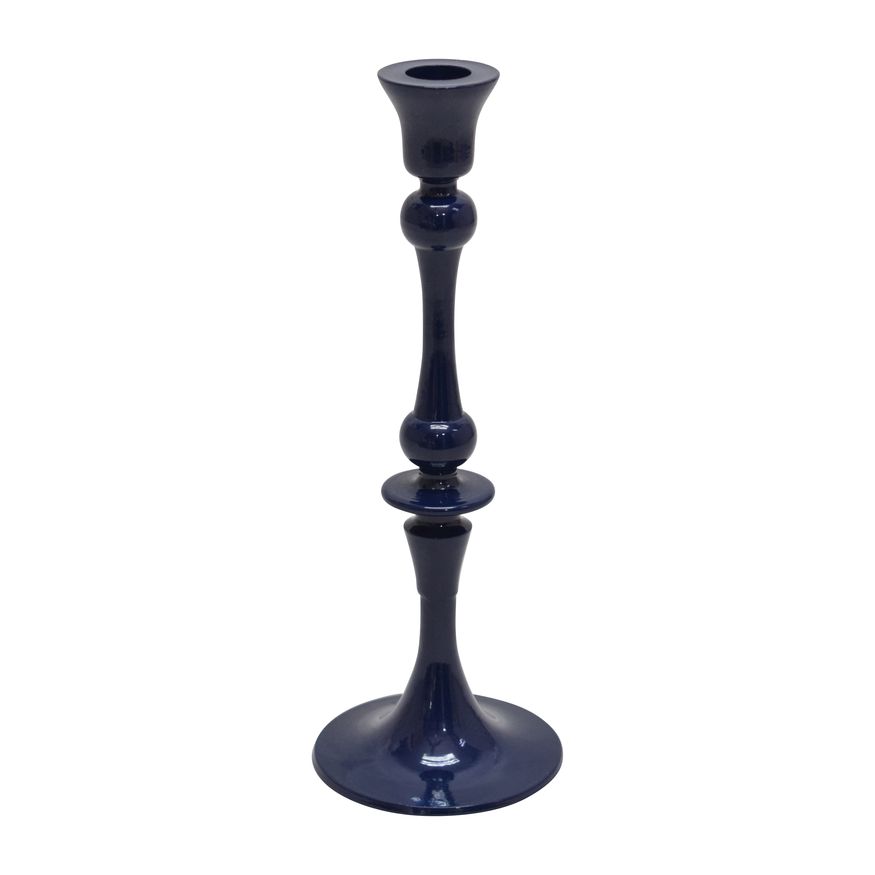 Sagebrook 9" Metal Traditional Taper Candle Holder