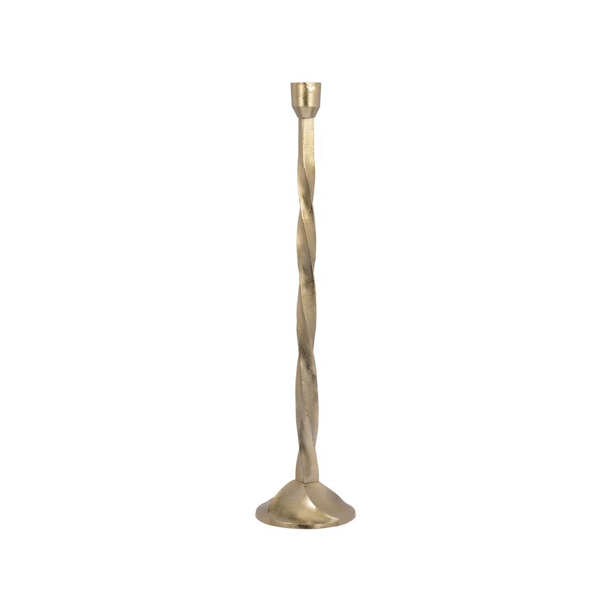 Sagebrook 24" Metal Twisted Floor Taper Candle Holder