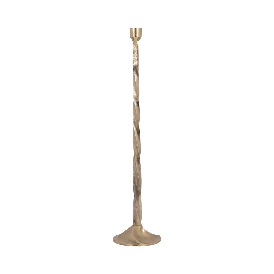 Sagebrook 24" Metal Twisted Floor Taper Candle Holder