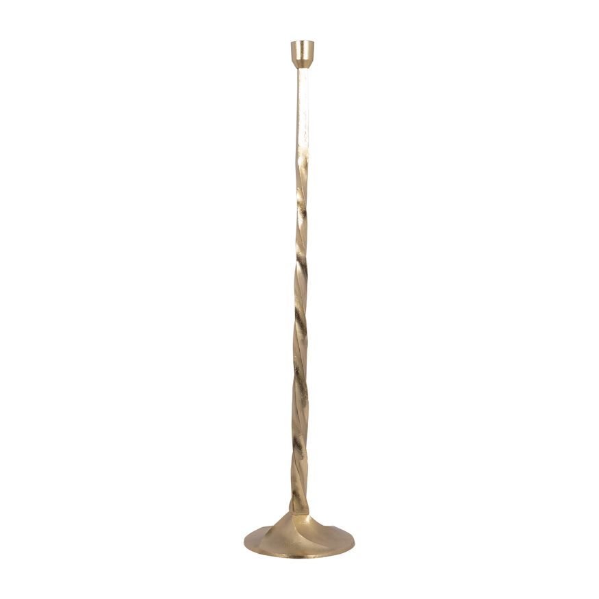 Sagebrook - 12" Metal Squared Off Taper Candle Holder