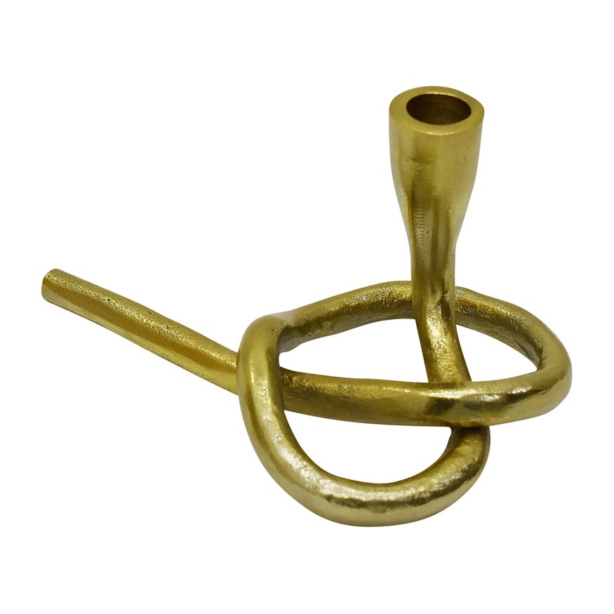 Sagebrook 4" Metal Lifted Taper Candle Holder