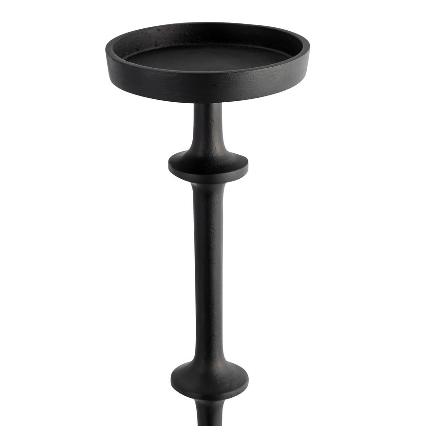 Sagebrook 29" Metal Abacus Floor Pillar Candle Holder - Black