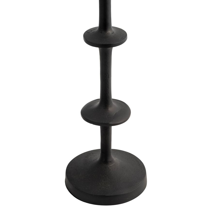 Sagebrook 36" Metal Abacus Floor Pillar Candle Holder - Black