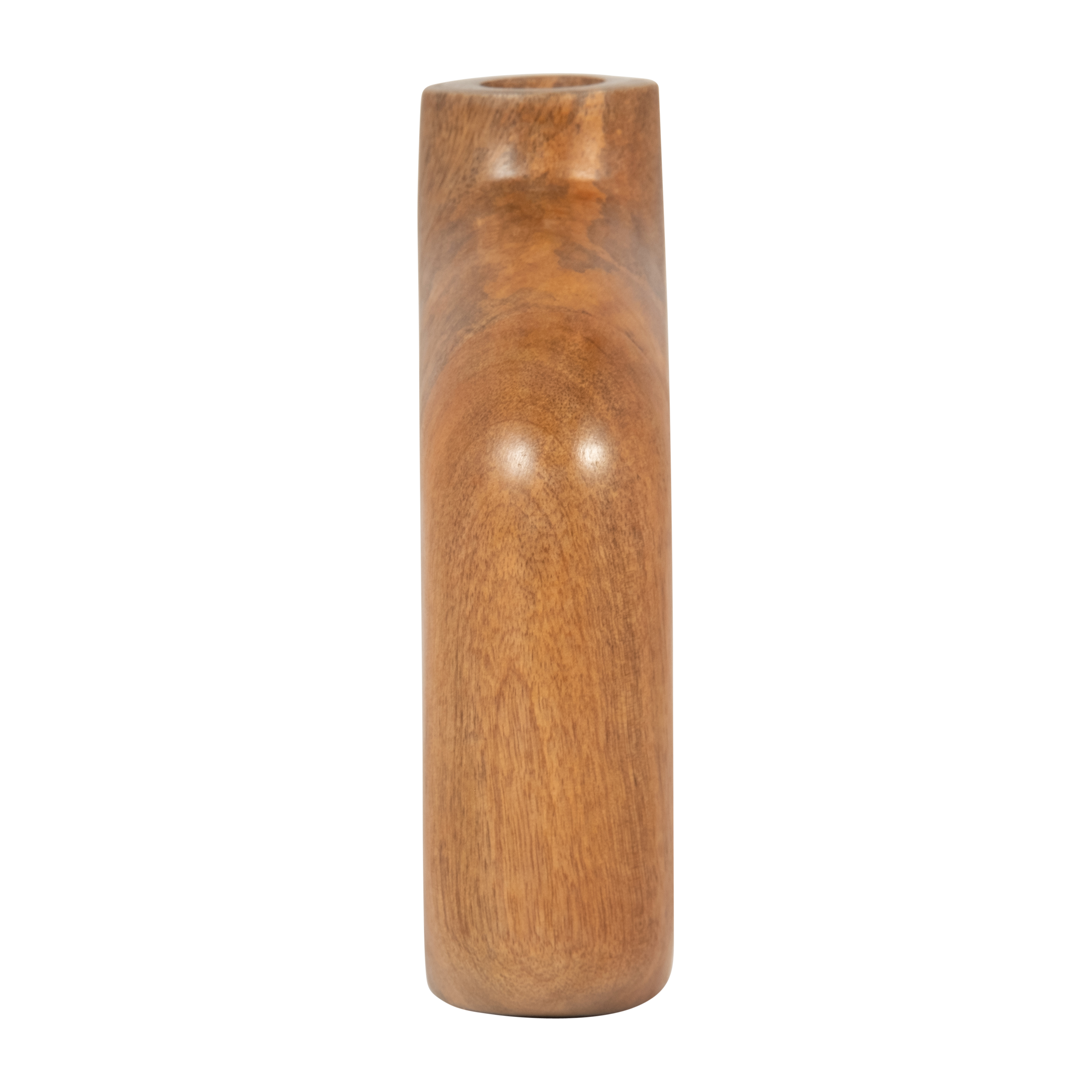 Sagebrook - 7" Wood Open Cut-out Vase in Natural