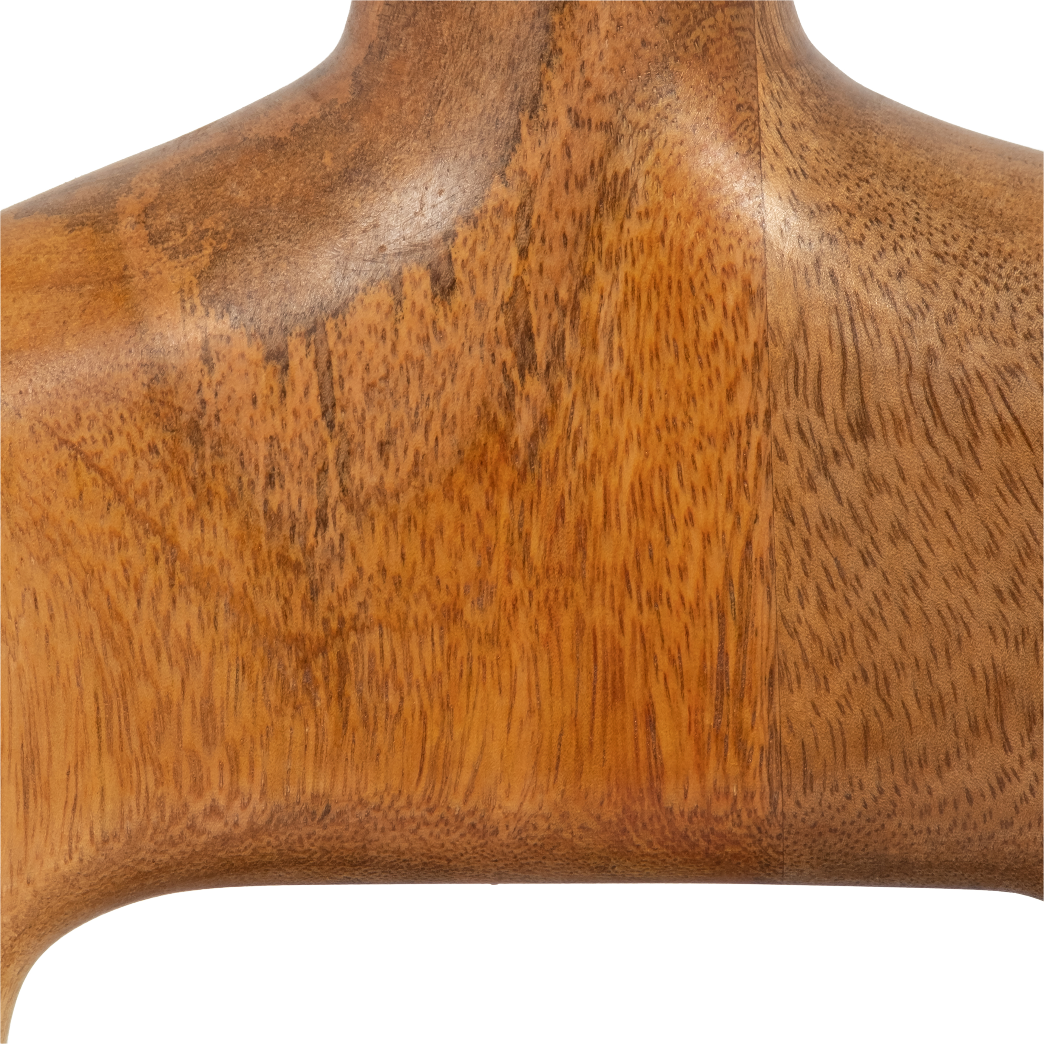 Sagebrook - 7" Wood Open Cut-out Vase in Natural