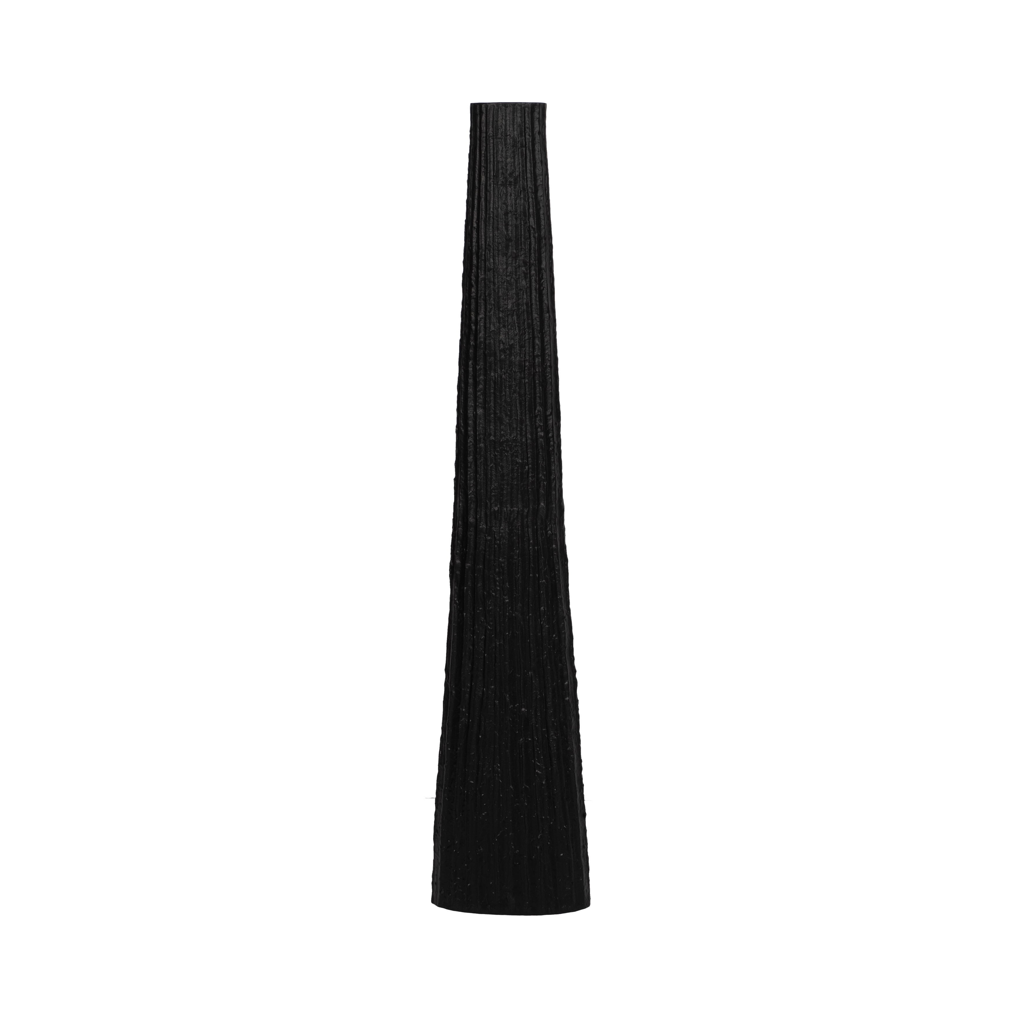 Sagebrook 35" Metal Ribbed Floor Vase