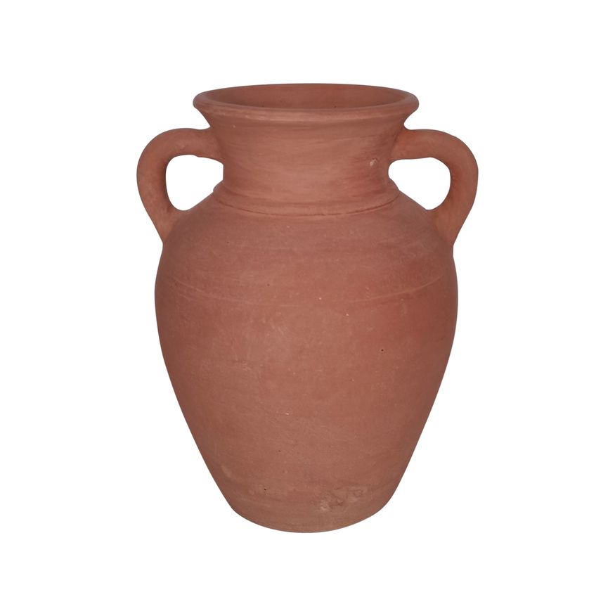 Sagebrook 9" Terracotta Vase With Handles