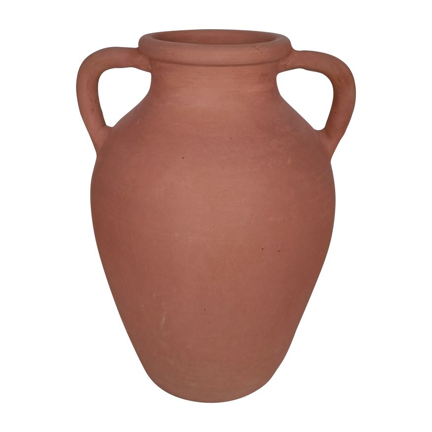 Sagebrook 13" Terracotta Vase With Handles