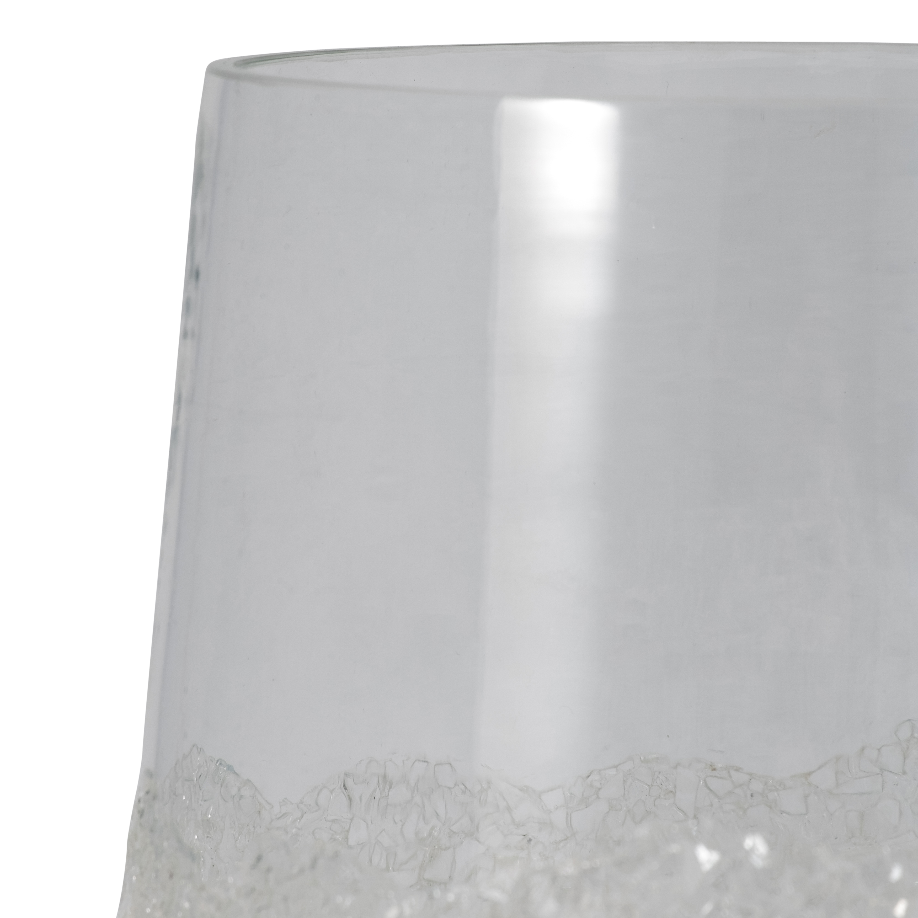 Sagebrook 14" Glass Sugar Vase - Clear